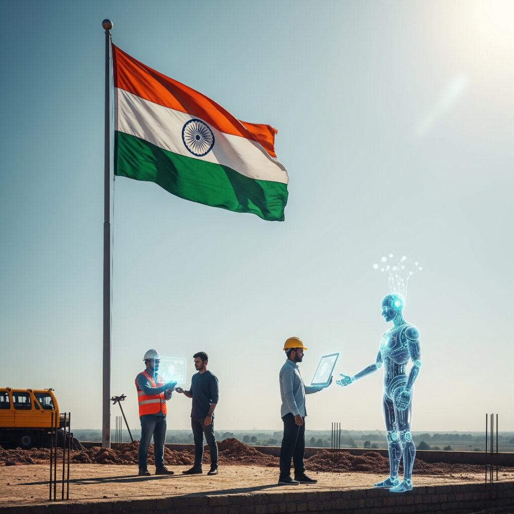 AI helping India (AI generated image)